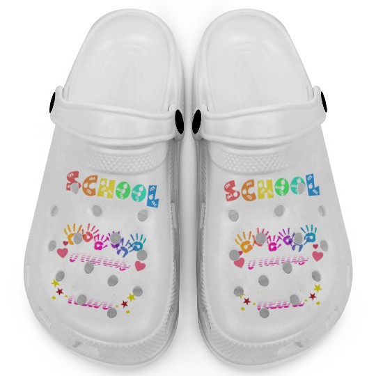 School Counselor Heart Teacher Appreciation Clogs