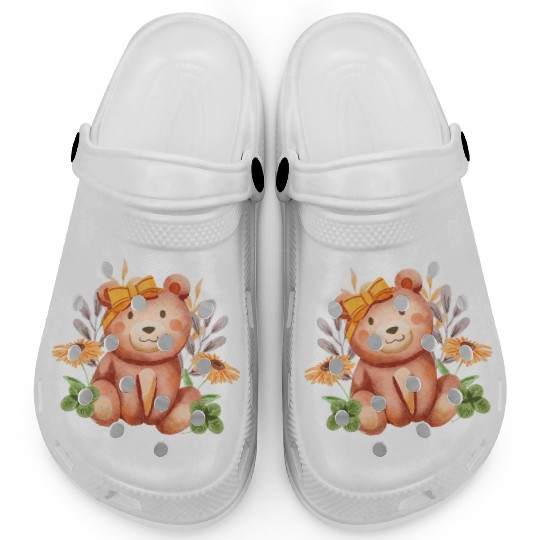 summer pink natures Clogs