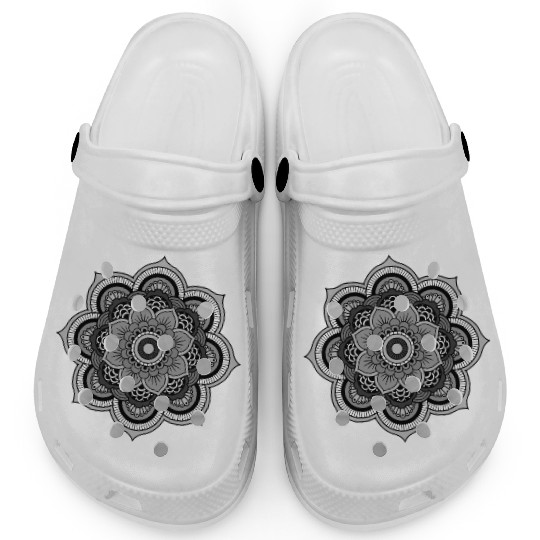 Colorful Mandala Pattern Modern 2 Clogs