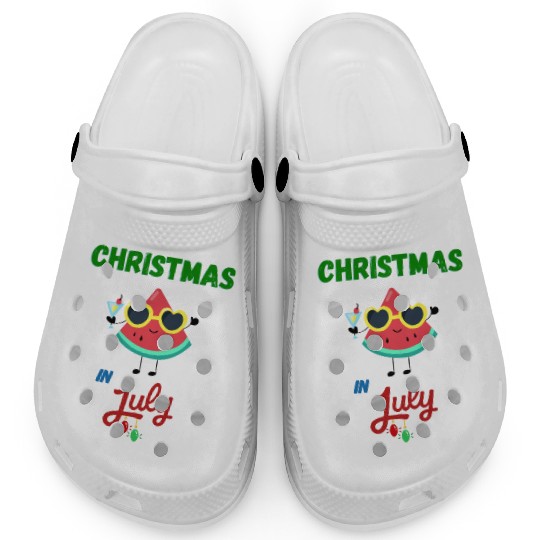christmas in july cute watermelon Clogs for summer