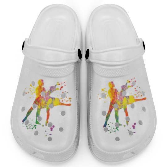 Ballet Dance Couple Woman Ballerina Clogs