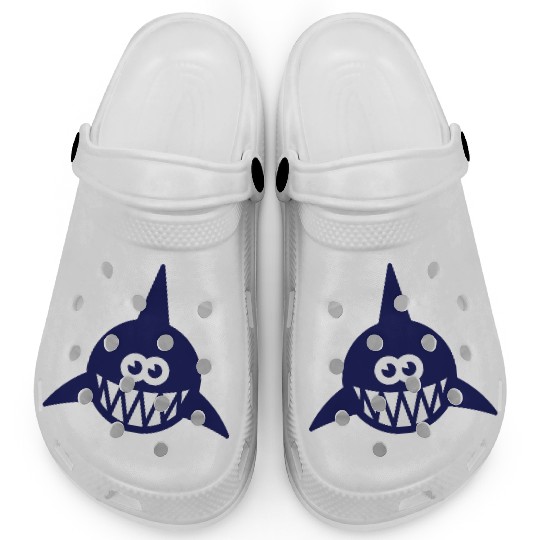 Fish Showing Teeth (Shark, Predator, Carnivore 2C) Clogs