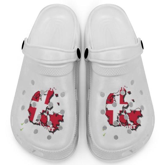 Denmark Bound Country Travel Dane Flag Vacation Clogs