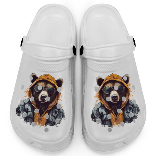 Street Style Brown Bear | Bear Lovers Clogs
