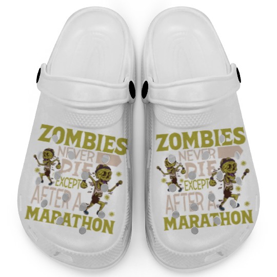 Horror Zombie Runner Half Marathon Running Jogging Clogs