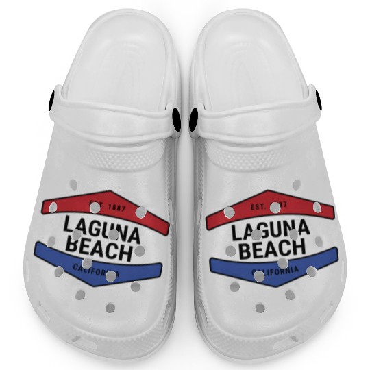 Fun Laguna Beach Ca Nautical Novelty Clogs