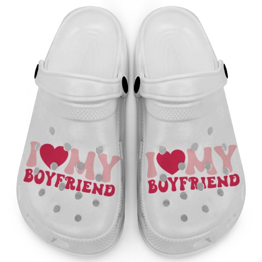 I Love My Boyfriend Clogs