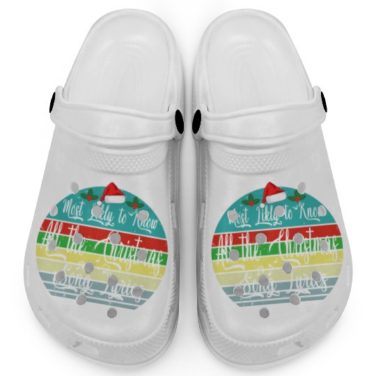 Most Likely To Christmas Know All Xmas Song Lyrics Clogs