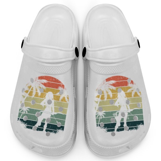 Outdoor Hunting Bow Arrow Retro Lady Archer Clogs