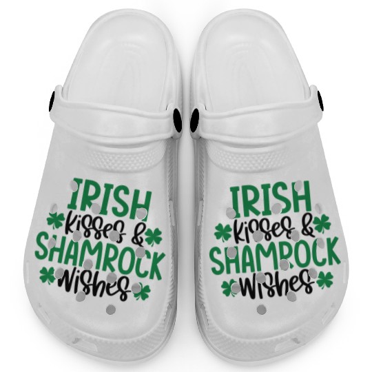 Irish Kisses And Shamrock Wishes Clover Clogs