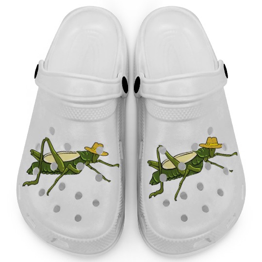 Grasshopper Insect Bug Lover Green Nature Locusts Clogs