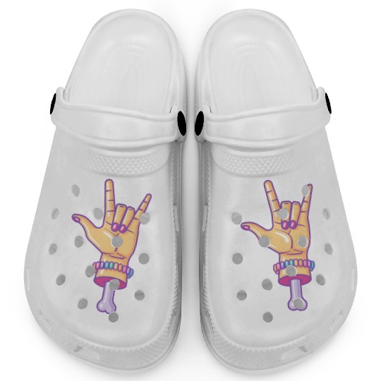 Rock On Sweet Lovers Clogs