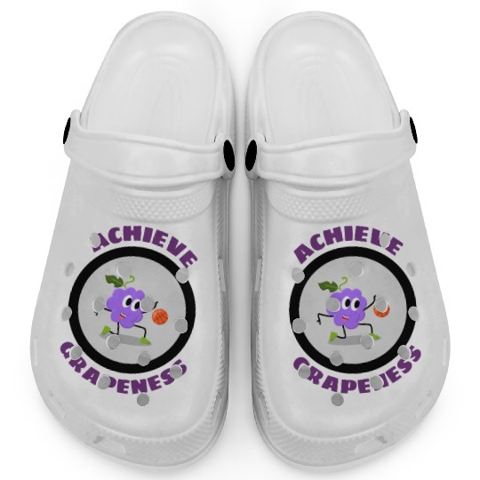 Achieve Grapeness Grape Pun Clogs