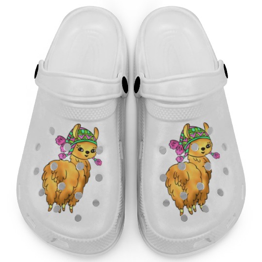 Spring Llama Clogs