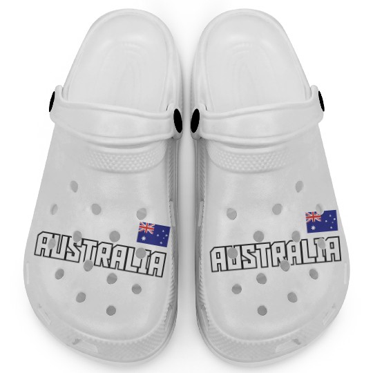 Australia Flag Australian Pride Athletic Style Clogs