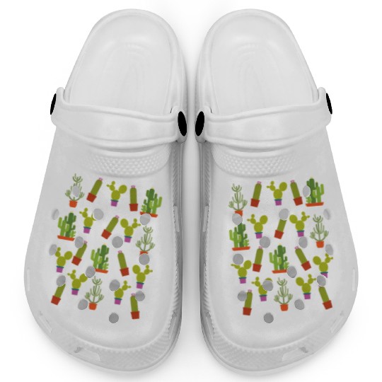 Cactus Succulent Plants Nature Colorful Aztec Clogs