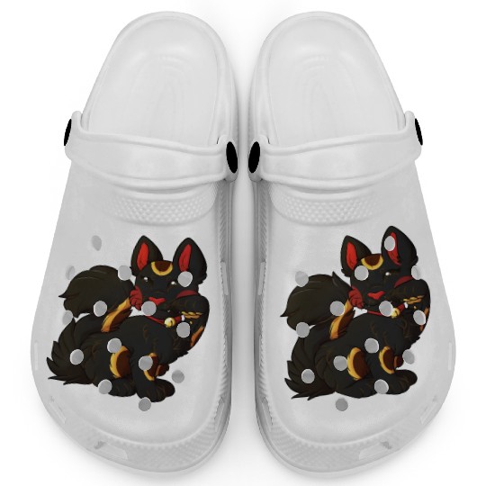 Maneki Neko Black Clogs