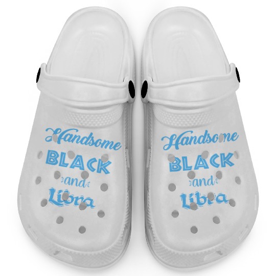 Handsome Black Libra Clogs