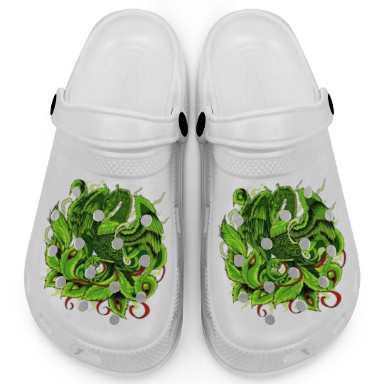 Mythical Creature From Japan Japanese Phoenix Clogs