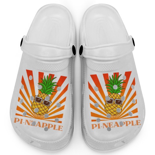 Pi Day Pineapple Clogs