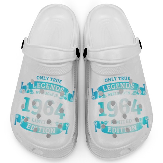True Legends were born in 1964 60th Birthday Gift Clogs