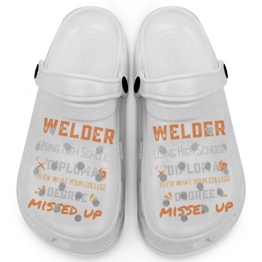 Welder Using High School Diploma To Fix What Your Clogs