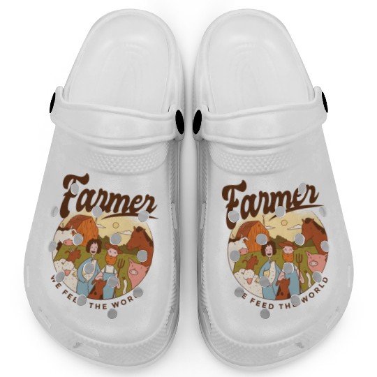 Farmer We Feed The World Clogs