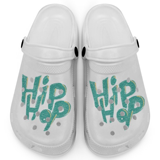Hip Hop Wall Street Art Clogs