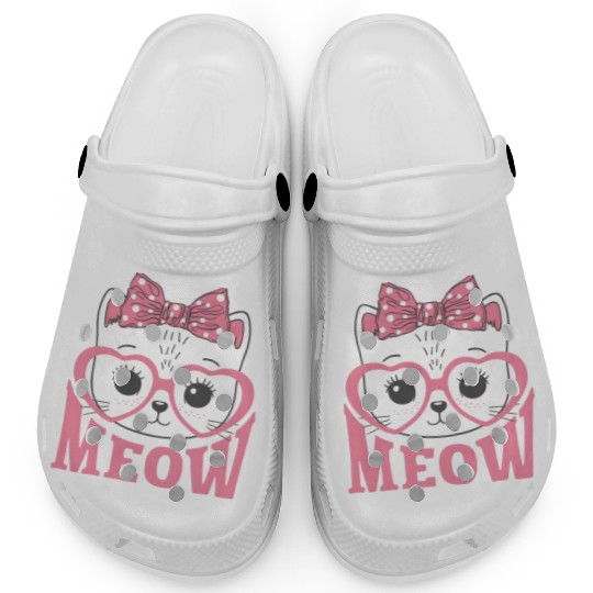 Playful Cat Whispers: Simply Meow Clogs