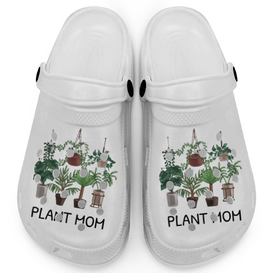 Plant Mom Potted Plant Lover Clogs
