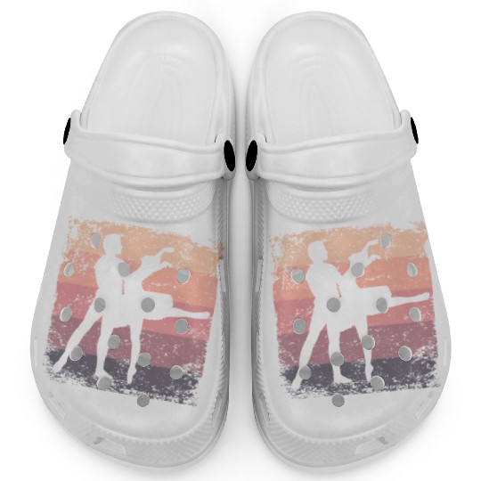 Ballet Dance Couple Vintage Ballerina Clogs