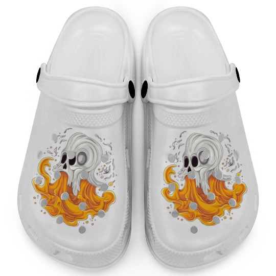 Eerie Halloween Ghoul, Spooky Season Delight 15 Clogs