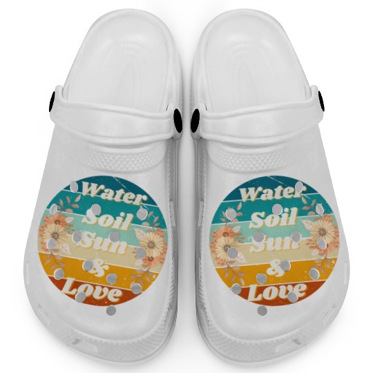 water soil sun love Clogs