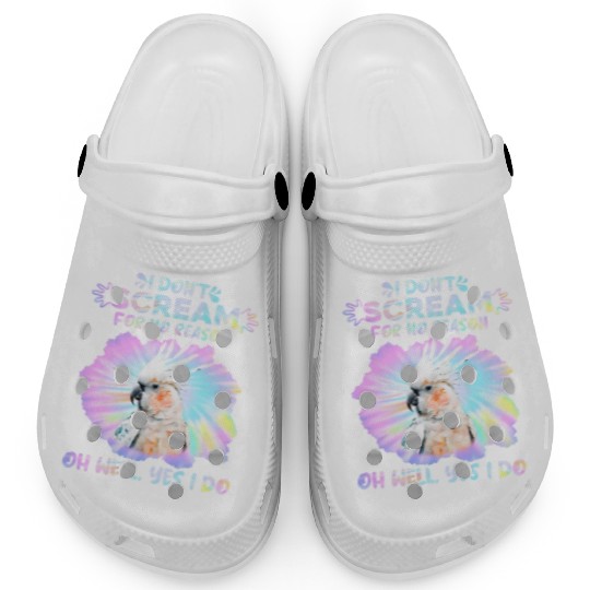 Cockatoos I don't Scream for no Reason Parrot love Clogs