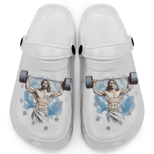 Jesus The Ultimate Deadlifted Retro Jesus Clogs
