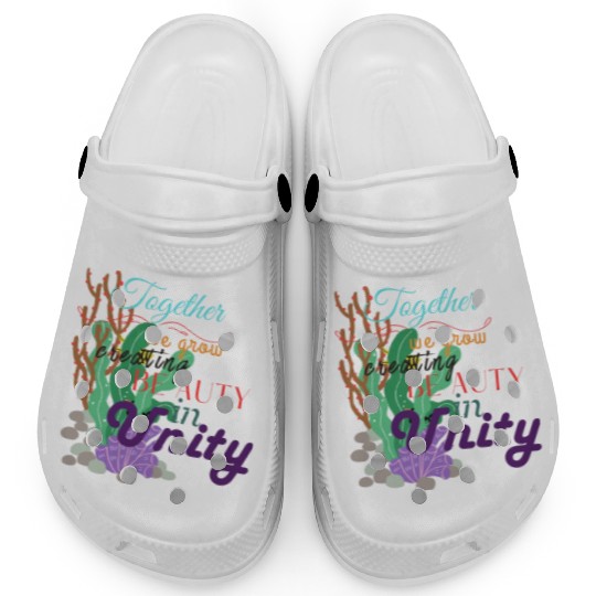 Unified Coral Canvas Clogs