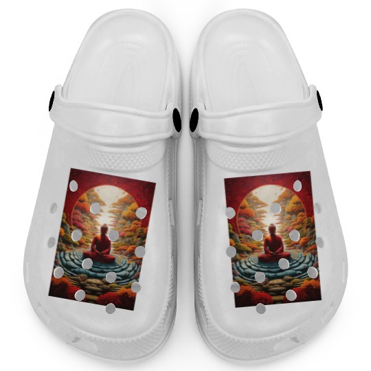 Buddha Serenity: Zen Garden Retreat Clogs