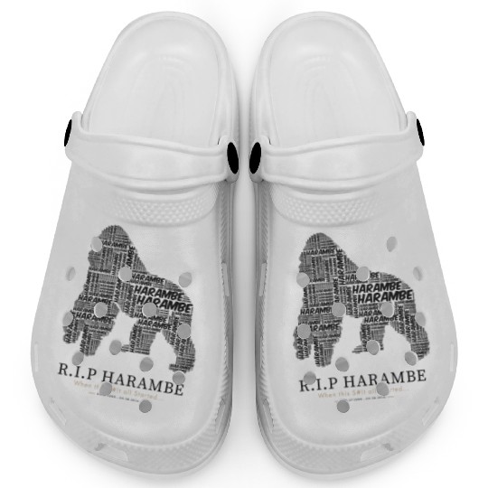 R.I.P Harambe Clogs
