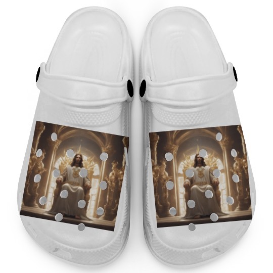 Jesus is king Clogs