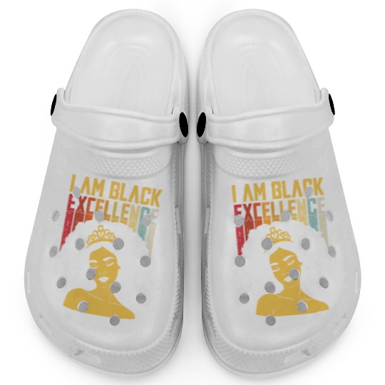 I Am Black History Month African American For Clogs