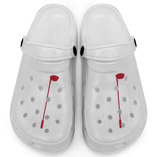 American Flag Golf Funny Golf Club Sports Playing Clogs