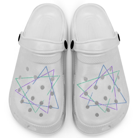 Geometric Bullseye Target Clogs