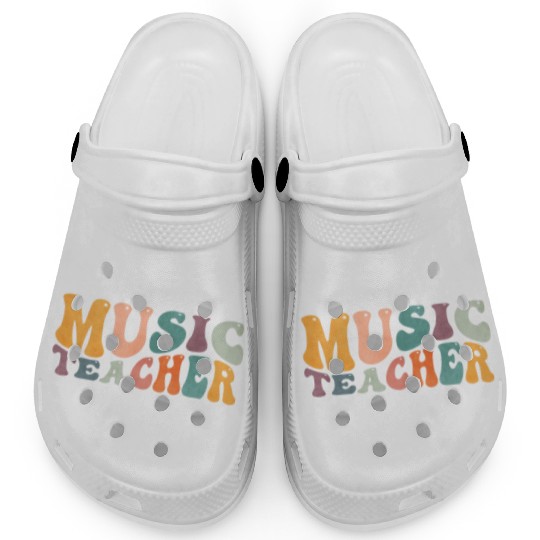 Groovy Music Teacher Musician Teaching Clogs