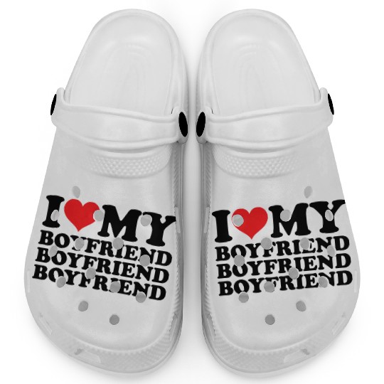 I Love My Boyfriend Clogs