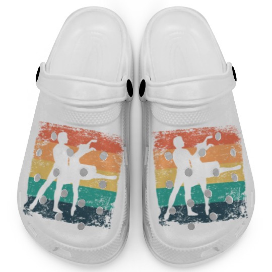 Ballet Dance Couple Vintage Ballerina Clogs