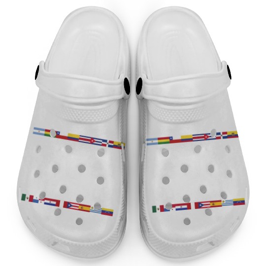 Hispanic Heritage Month National Latino Countries Clogs