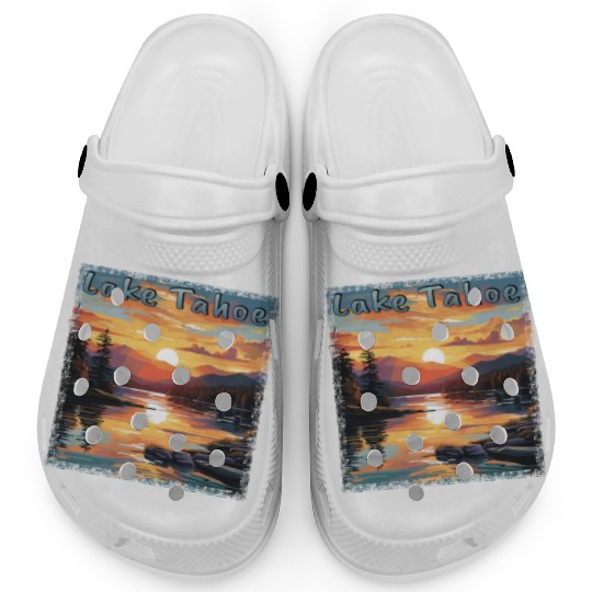 Grunge Sunset: Vacation at Lake Tahoe, Clogs