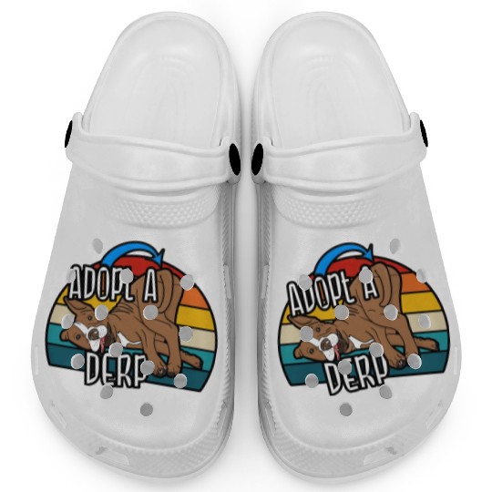Pit Bull Lover Adopt A Derp Dog Rescue Clogs