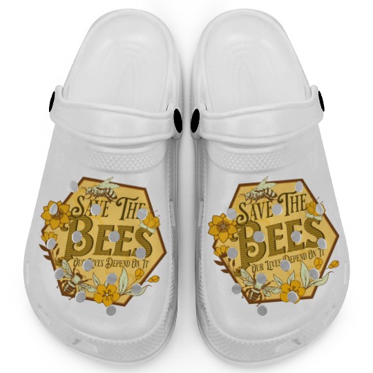 Honey Bee Beekeeping Save The Bees Clogs