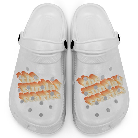 Sunday Scaries Typography Clogs